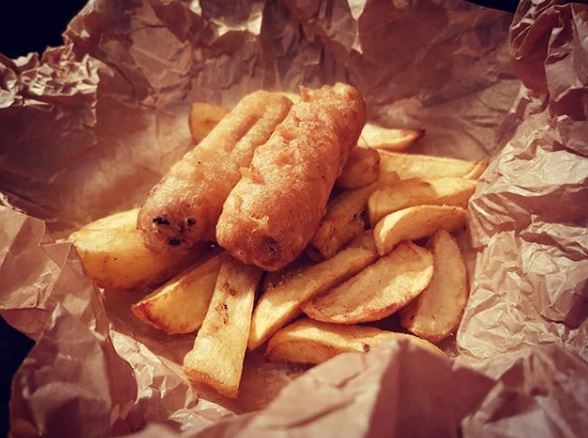Sausage and Chips